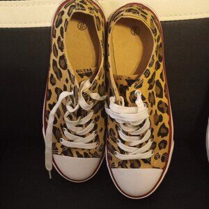 Leopard Print Sneakers